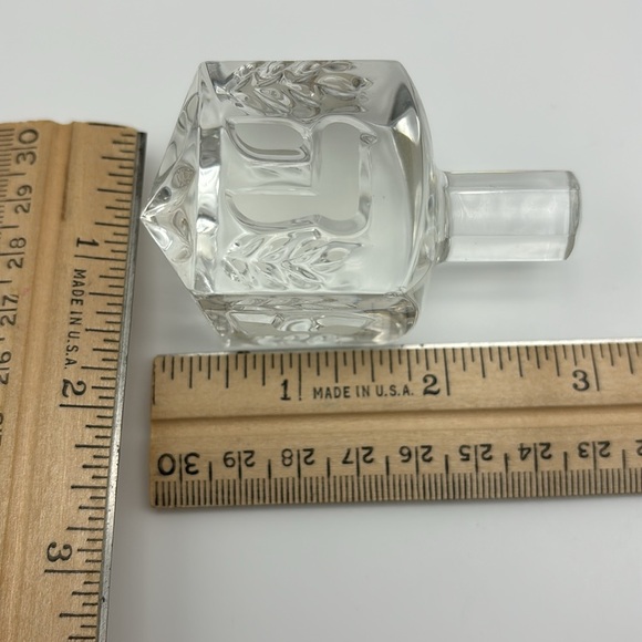 Jonal VTG 24% Crystal Hanukkah Dreidel Spinning Top Made in Germany, Judaica - Picture 12 of 12